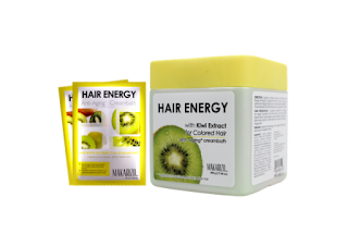 cara merawat rambut rusak dengan hair energy creambath kiwi