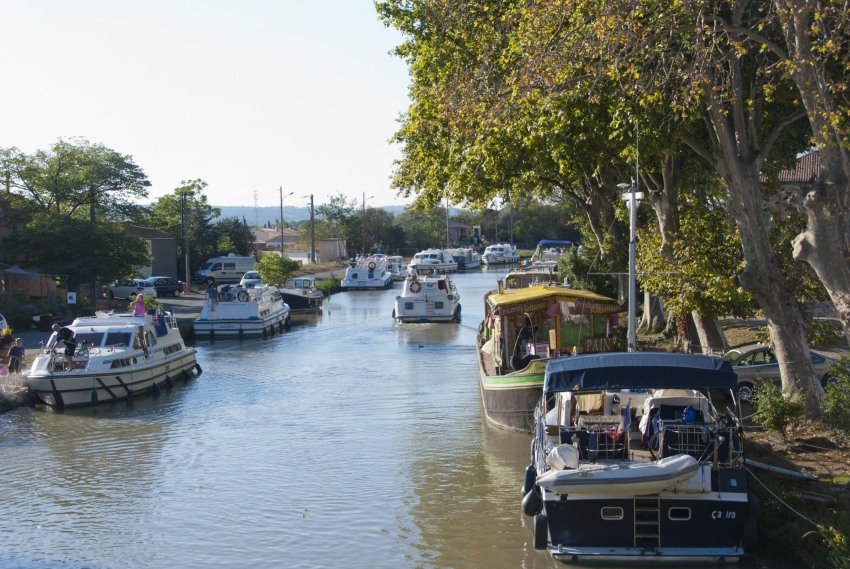 Mit dem Hausboot fast bis ans Meer -  Canal du Midi, Frankreich