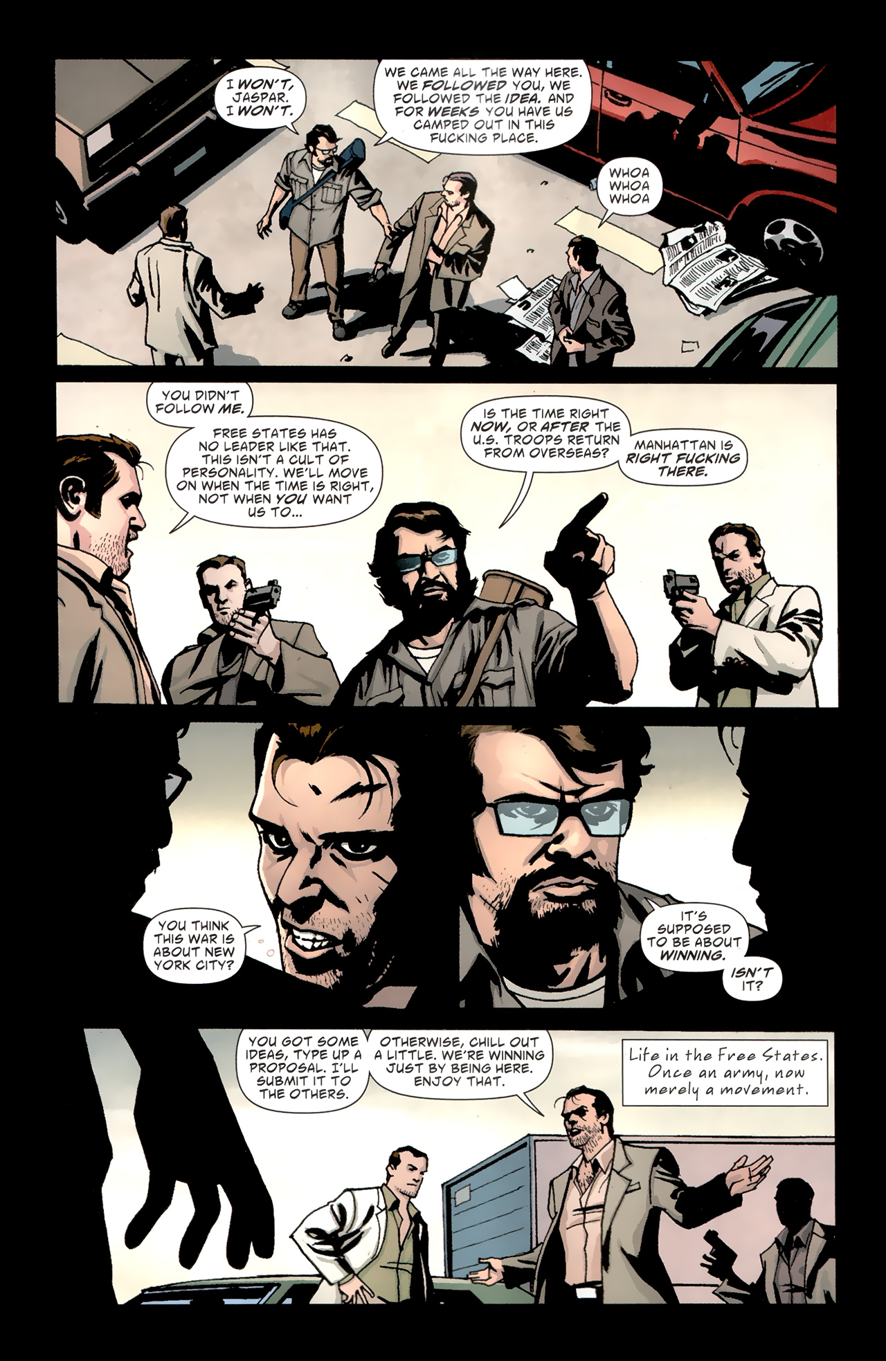 Read online DMZ (2006) comic -  Issue #61 - 9