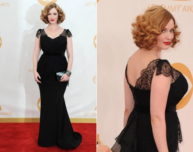 Christina Hendricks in Christian Siriano -2013 Emmy Awards 