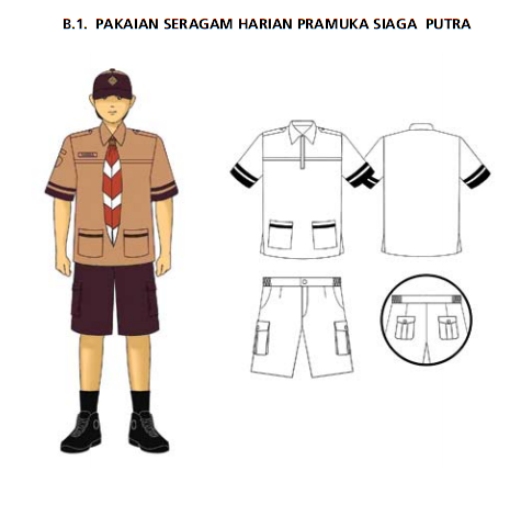 Konsep Populer 49 Contoh Baju Pramuka Siaga Putra
