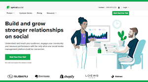 SproutSocial is a powerful social media management tool