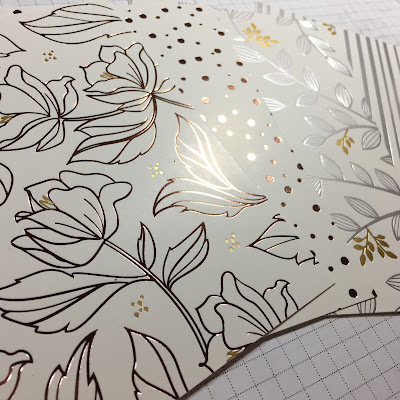 Gorgeous foiled paper. Springtime Foils Specialty Designer Series Paper available FREE with a qualifying order until March 31, 2018 - Get yours here - https://goo.gl/YMqf6R