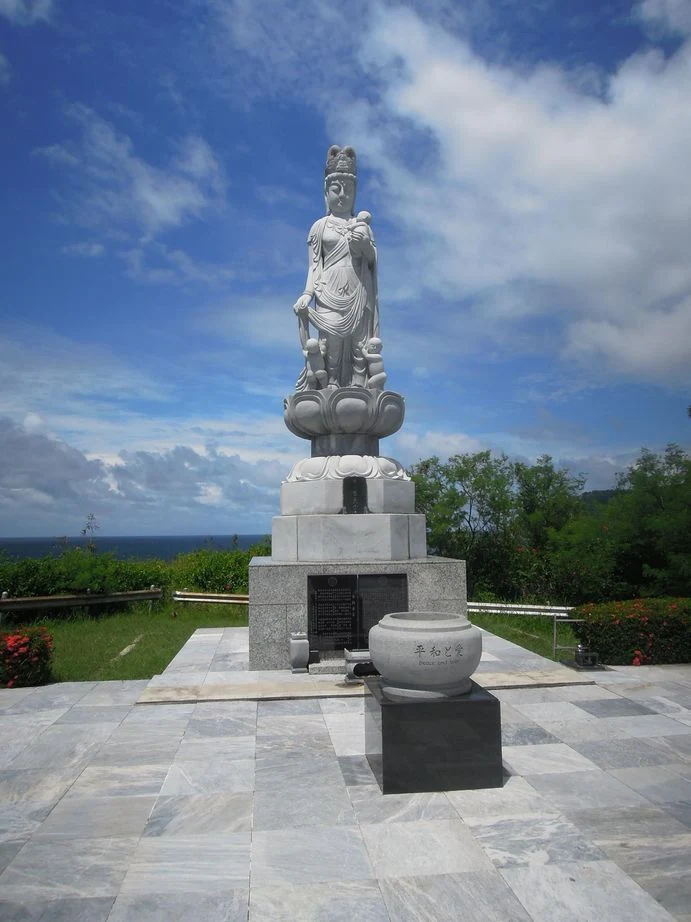 Statue of a Japanese fertility deity at Corregidor Island