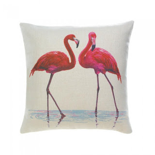 Flamingo Couple Throw Pillow - Giftspiration