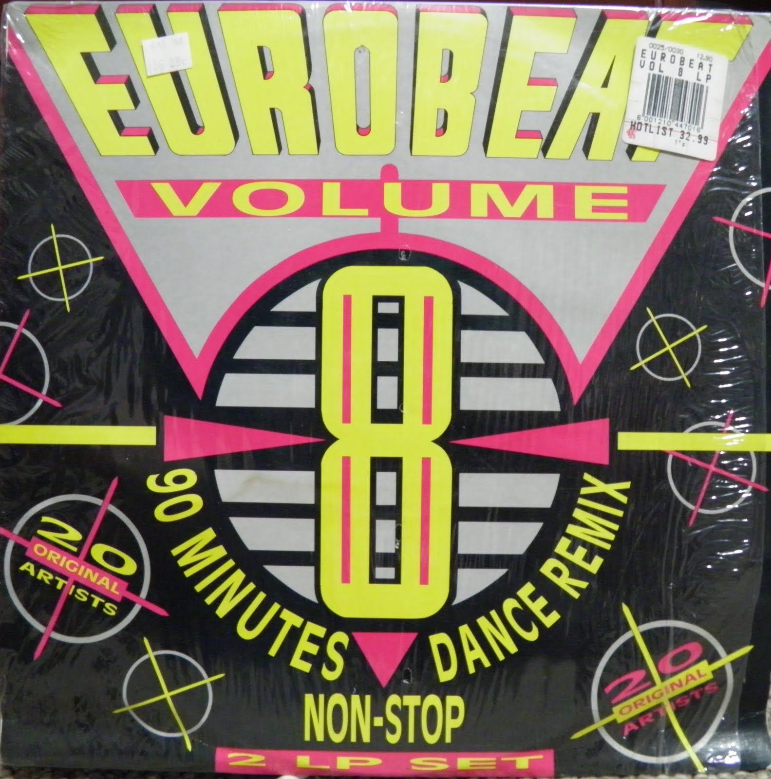 Retro Disco Hi Nrg Eurobeat Volume 8 90 Minute Non Stop Dance Remix 2lp Set 1990 Various