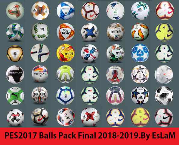 PES 2017 Balls-Pack 2018-19 Final Version - PES BELGIUM GLORY
