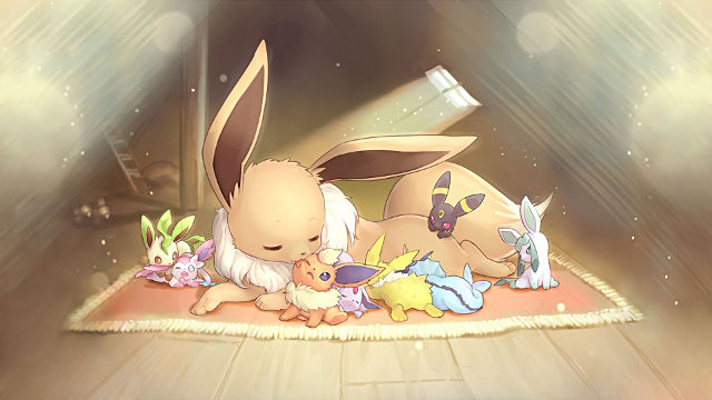 Pokemon Petite Famille Mignonne - Fond d'écran en Full HD
