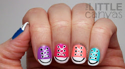 converse nail tutorial take colors