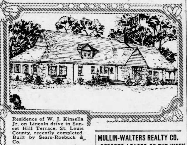 black and white newspaper rendering of house
