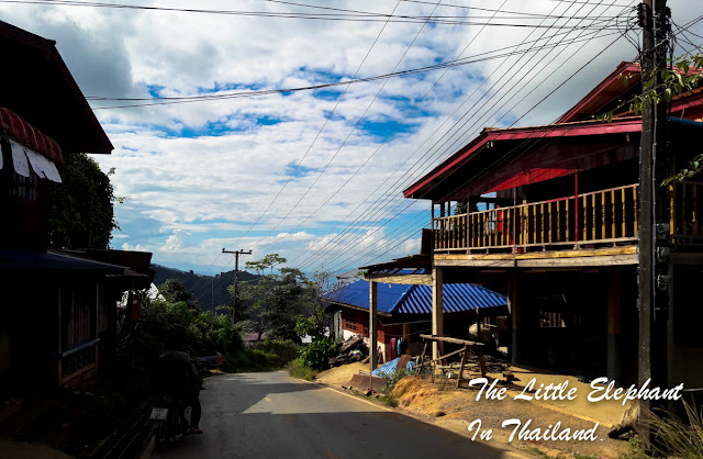 Main street of Ban Sakad in Nan province, North Thailand Destination Travel Guide Nan, North Thailand