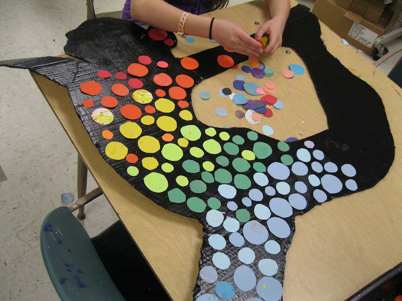 The Art Room at The Falcon Academy of Creative Arts: 6th grade art
