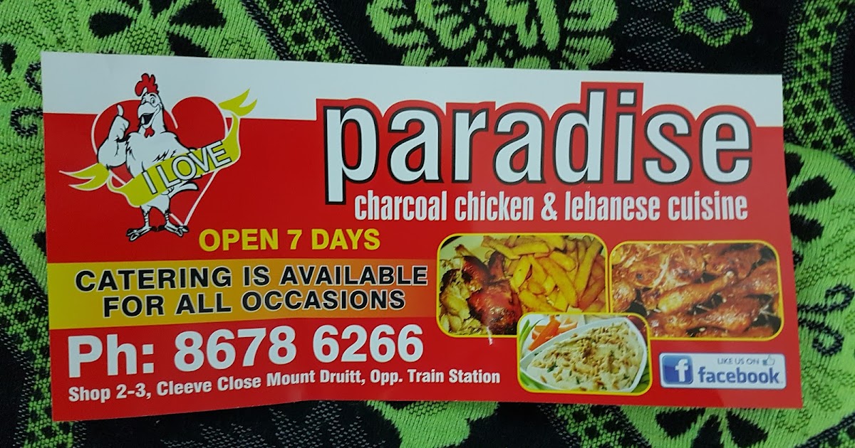 Why I Love Mount Druitt! In Mount Druitt We Have "Paradise Charcoal