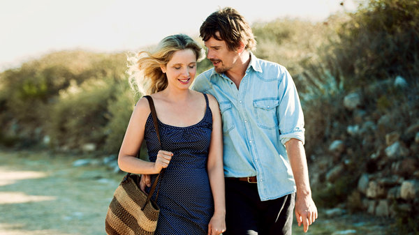 Ethan Hawke and Julie Delpy in Before Midnight