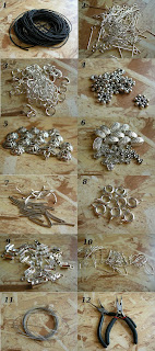 materiały do wyrobu biżuterii artystycznej - elementy srebrne i metalowe (półfabrykaty)