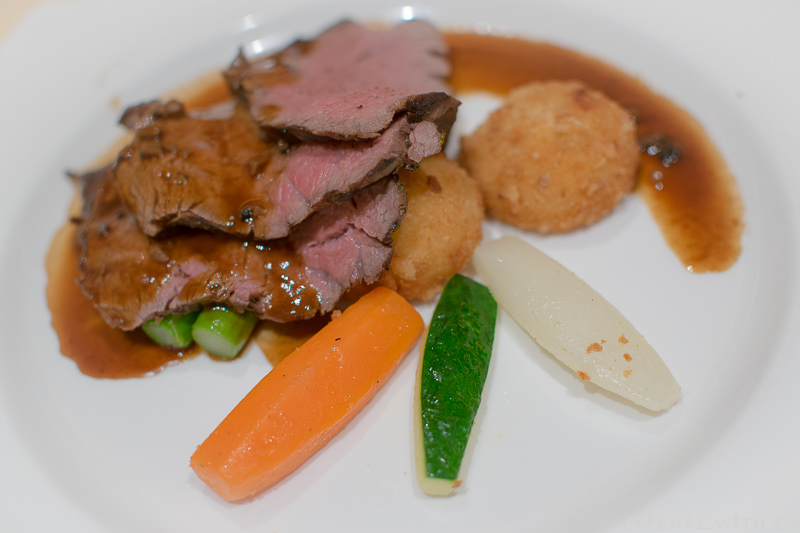 Chateaubriand of Beef Tenderloin, Emerald Princess Main Dining Room Menu
