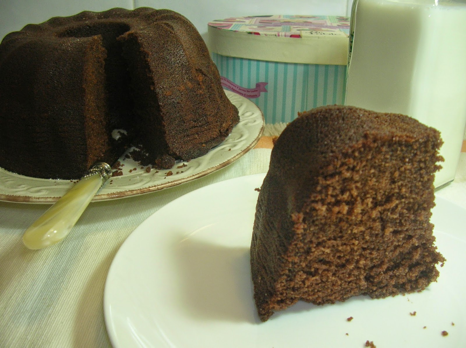 Nuvola Glacé / Mary Bundt cake de CocaCola y chocolate