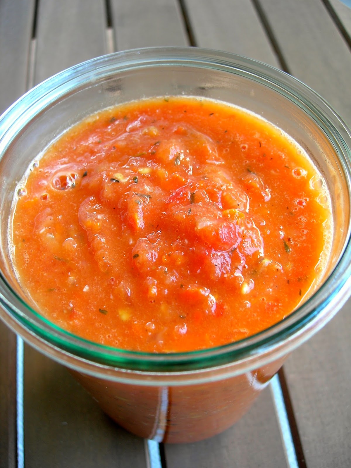 My Little Bungalow Chunky Roasted Tomato Sauce