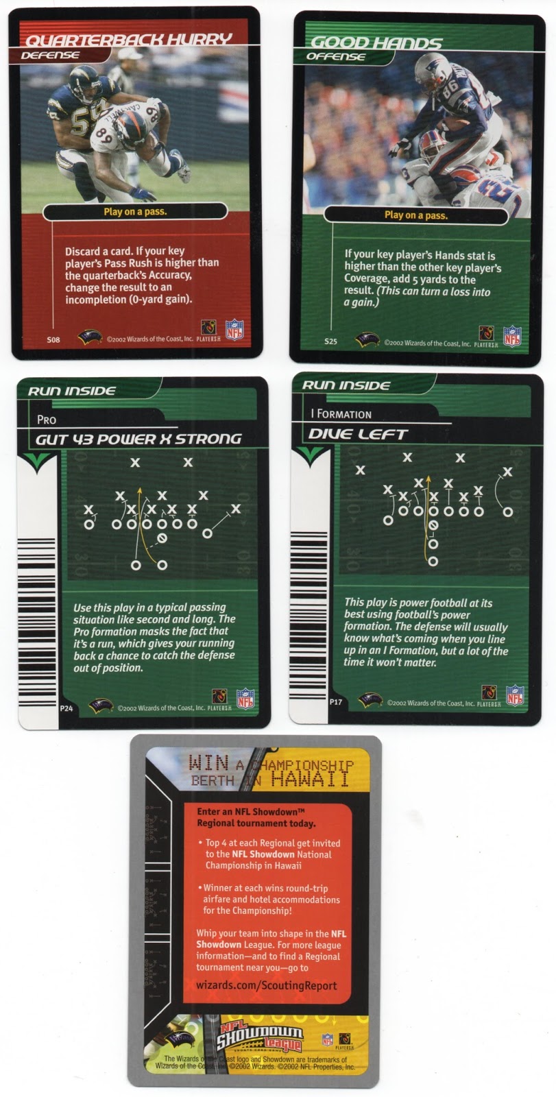 A Pack To Be Named Later 2003 NFL Showdown Sports Card Game