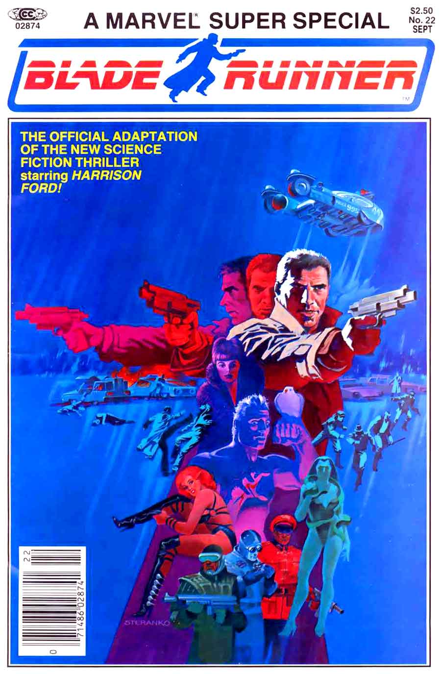 Marvel Super Special #22 / Blade Runner - Jim Steranko cover Marvel Super Special #22 / Blade Runner - Jim Steranko cover