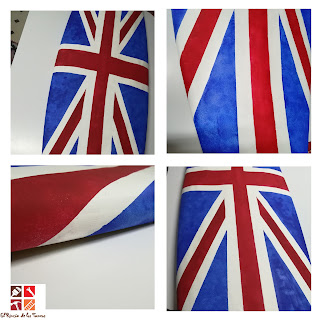 pintar una tabla de surf con la bandera inglesa
