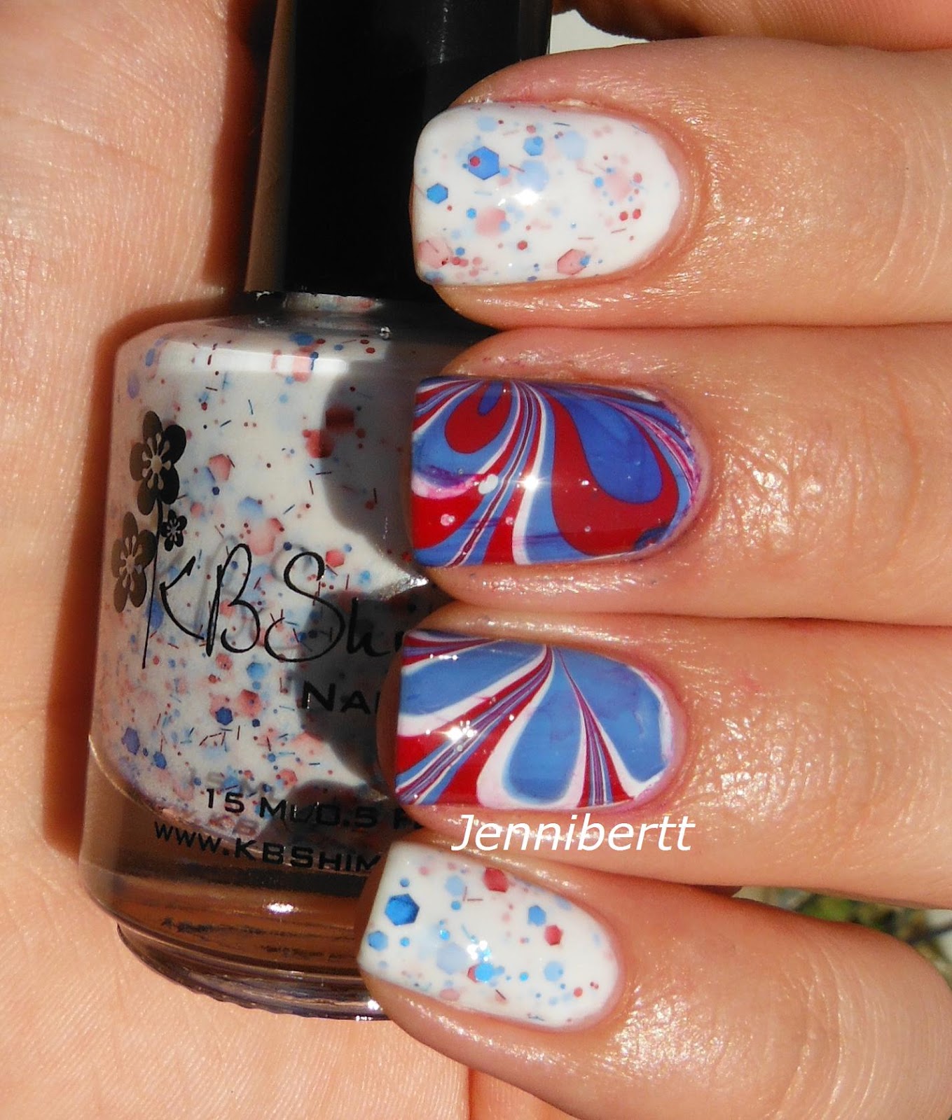 Jennibertt's Nails: 4th of July Nails!