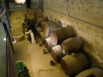 Representación a tamaño real en el Museo del Vino, Monasterio de Piedra