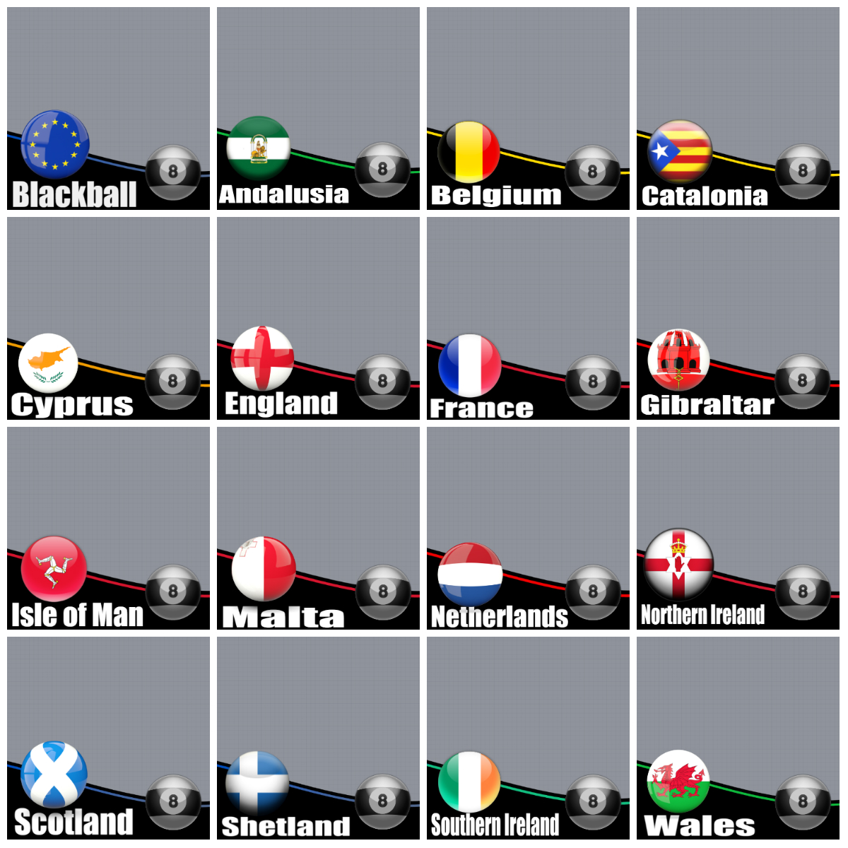 Blackball Pool Facebook Frame Effects