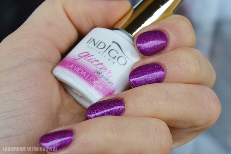 lakierowe wywiadówki Indigo Nails glitter gel polish La Vida Loca