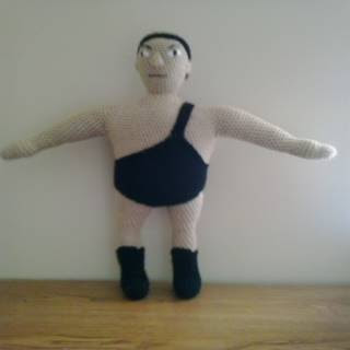 PATRON GRATI LARGE WWE ANDRE GIANT AMIGURUMI 30686