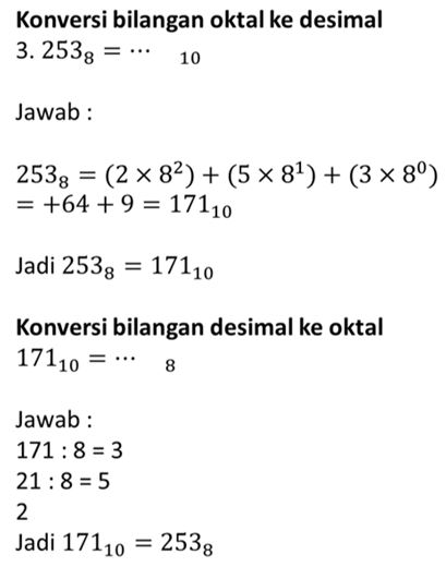 Konversi Bilangan Oktal Ke Desimal Dan Sebaliknya Konversi Bilangan Oktal Ke Desimal Dan Sebaliknya