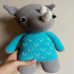 PATRON GRATIS RINOCERONTE AMIGURUMI 21798