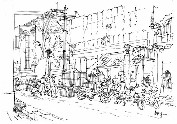 Mewarnai Gambar Pasar Tradisional