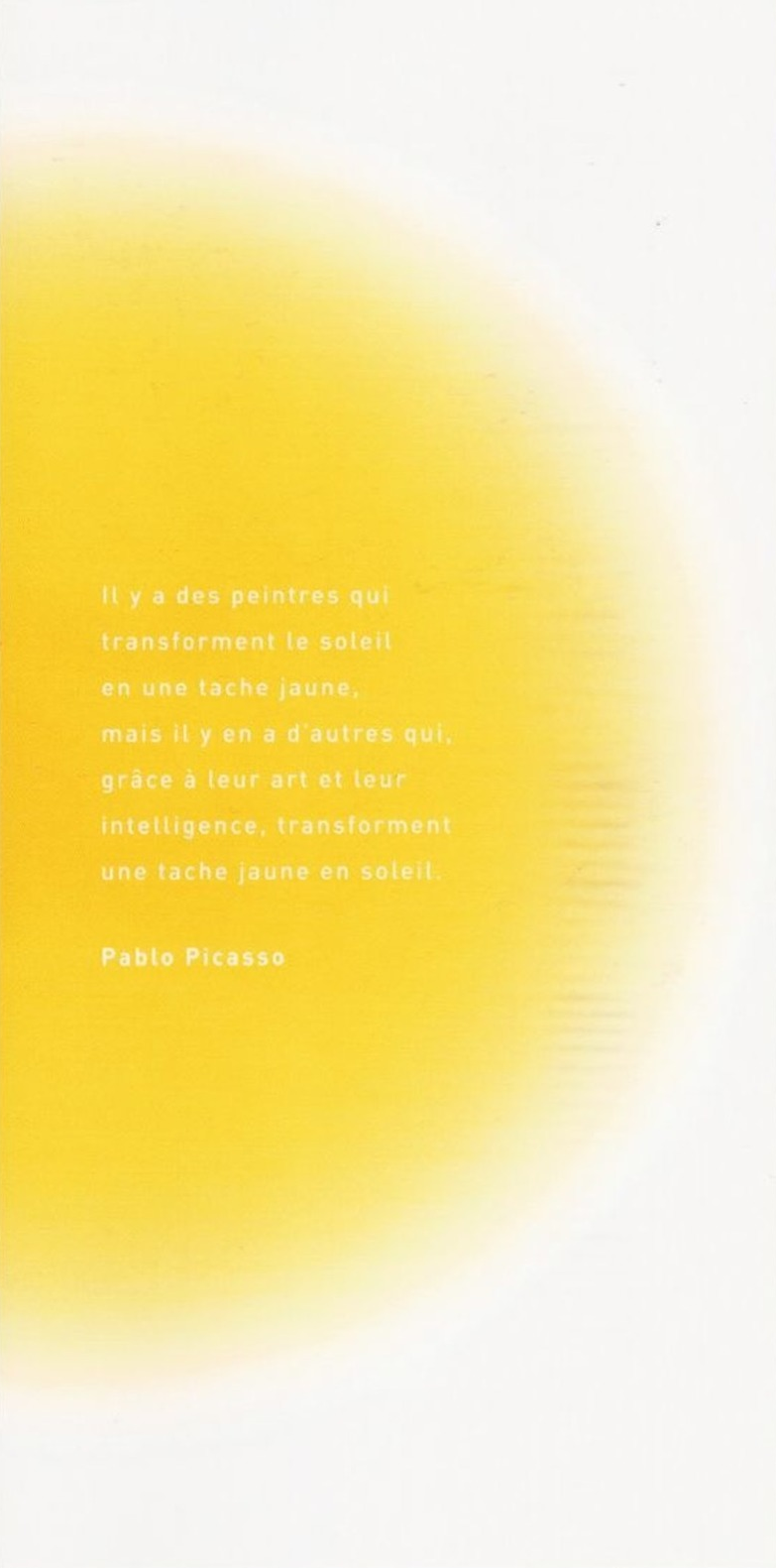Blog Philatelie Pap Interne Voeux 18 De La Poste Citation De Picasso