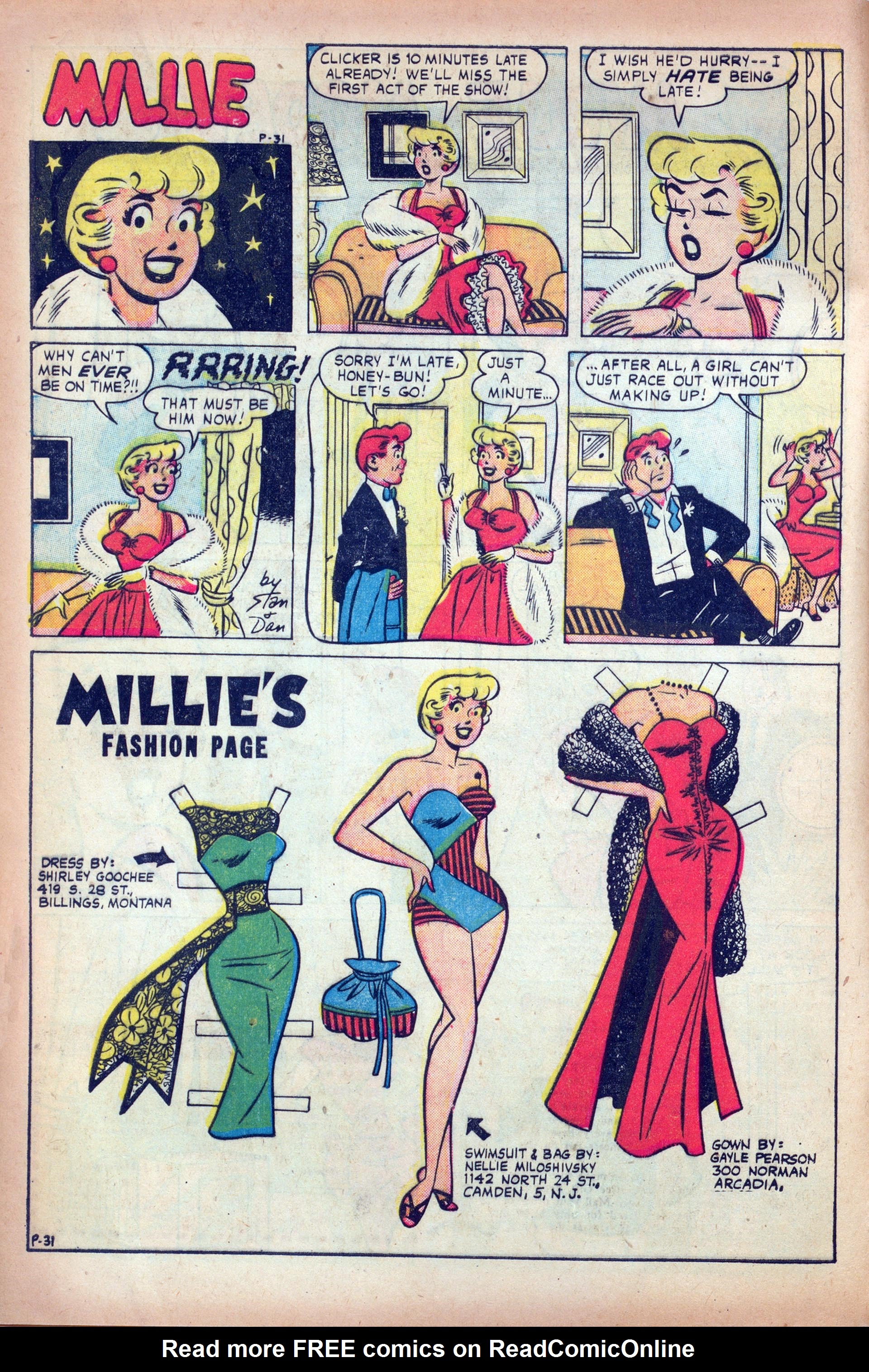 Read online Millie the Model comic -  Issue #84 - 8