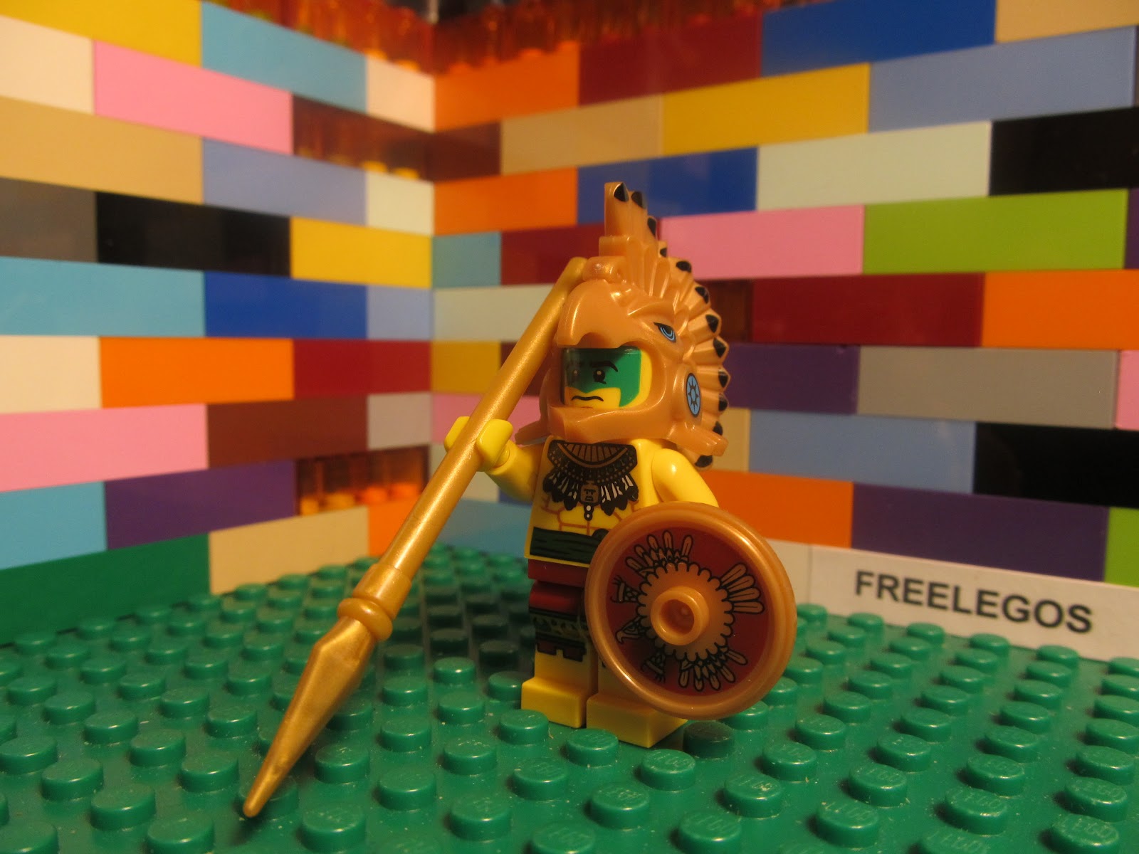 lego minifigure aztec warrior