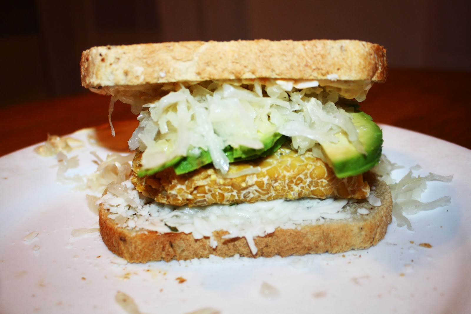 One Lazy Vegetarian Tempeh Reuben