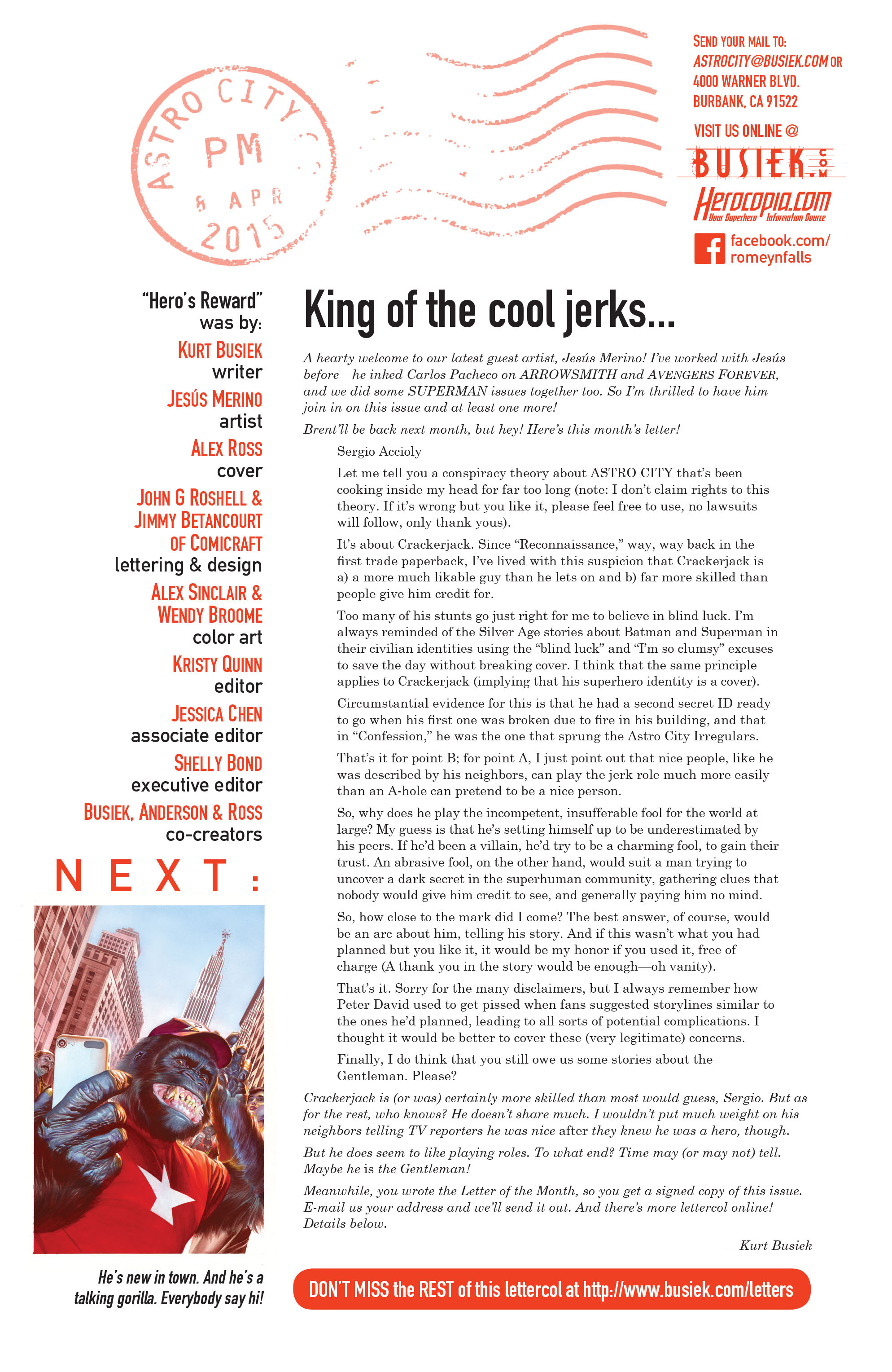 Read online Astro City comic -  Issue #22 - 25