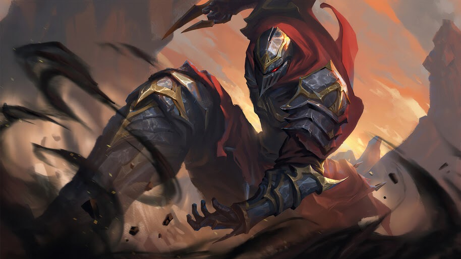 Zed, LoL, 4K, #3.2124