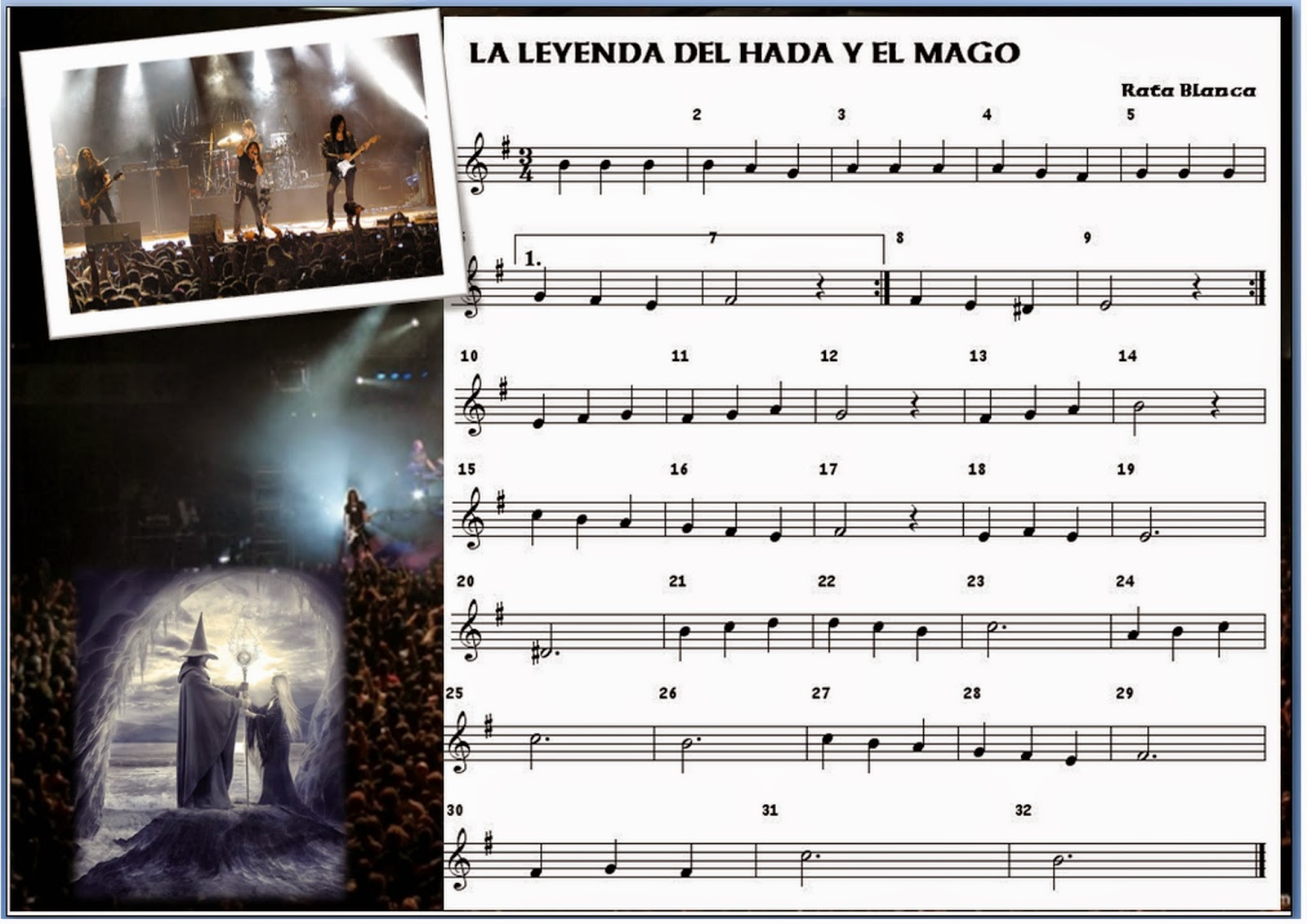 Clase de Flauta de la 129 LA LEYENDA DEL HADA Y EL MAGO Clase de Flauta de la 129 LA LEYENDA DEL HADA Y EL MAGO