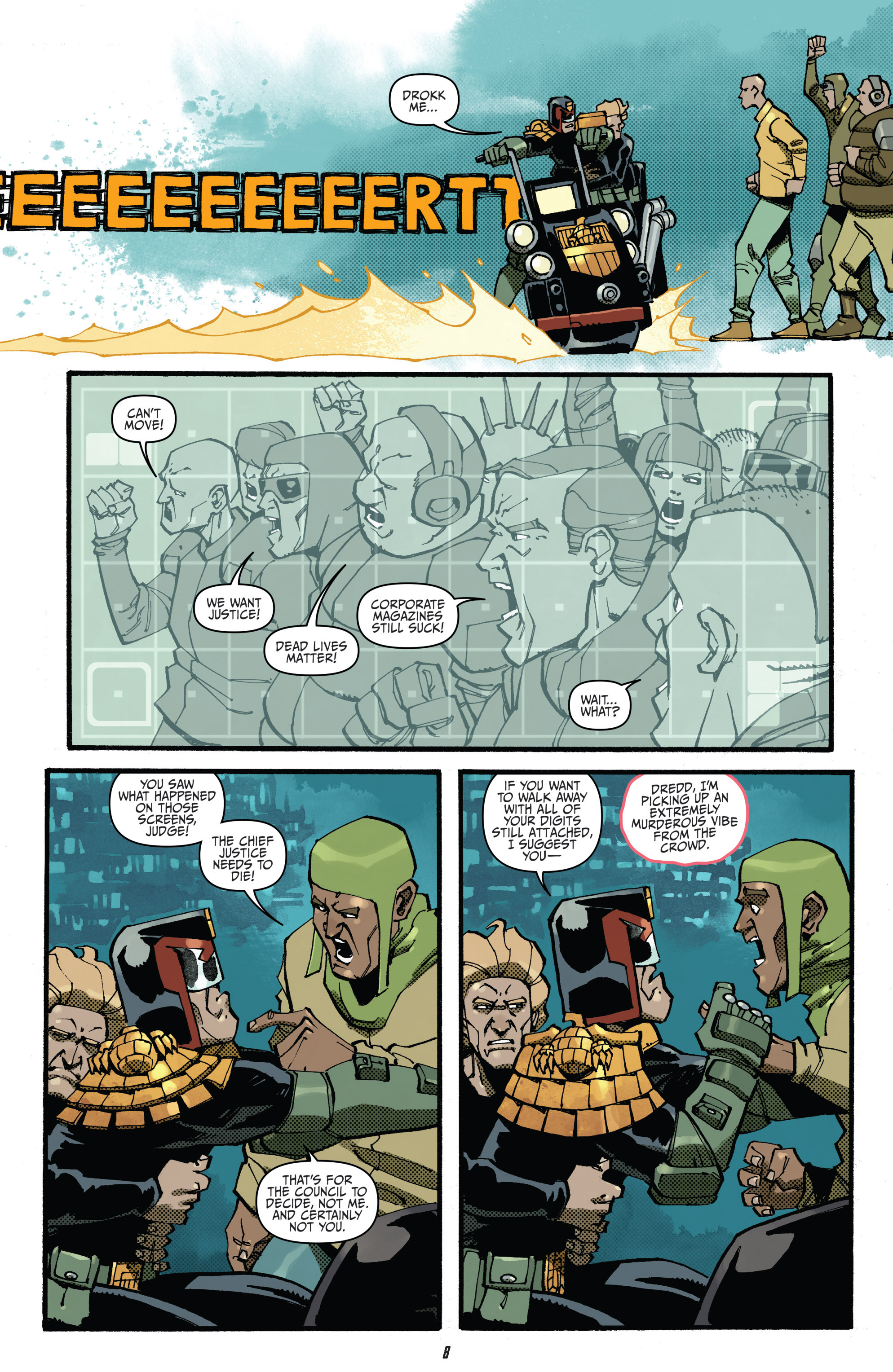Read online Judge Dredd (2012) comic -  Issue #30 - 10