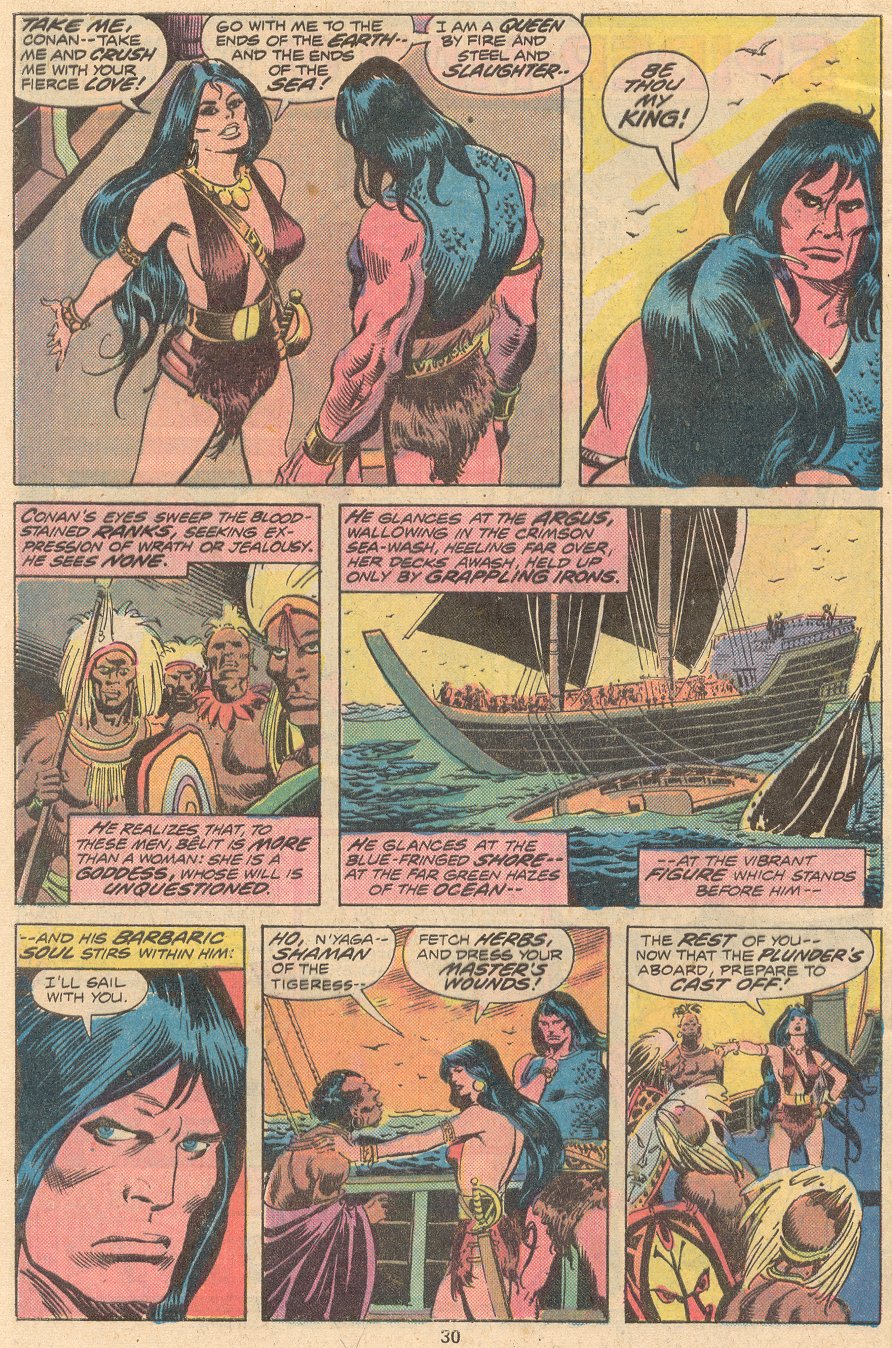 Read online Conan the Barbarian (1970) comic -  Issue #58 - 21