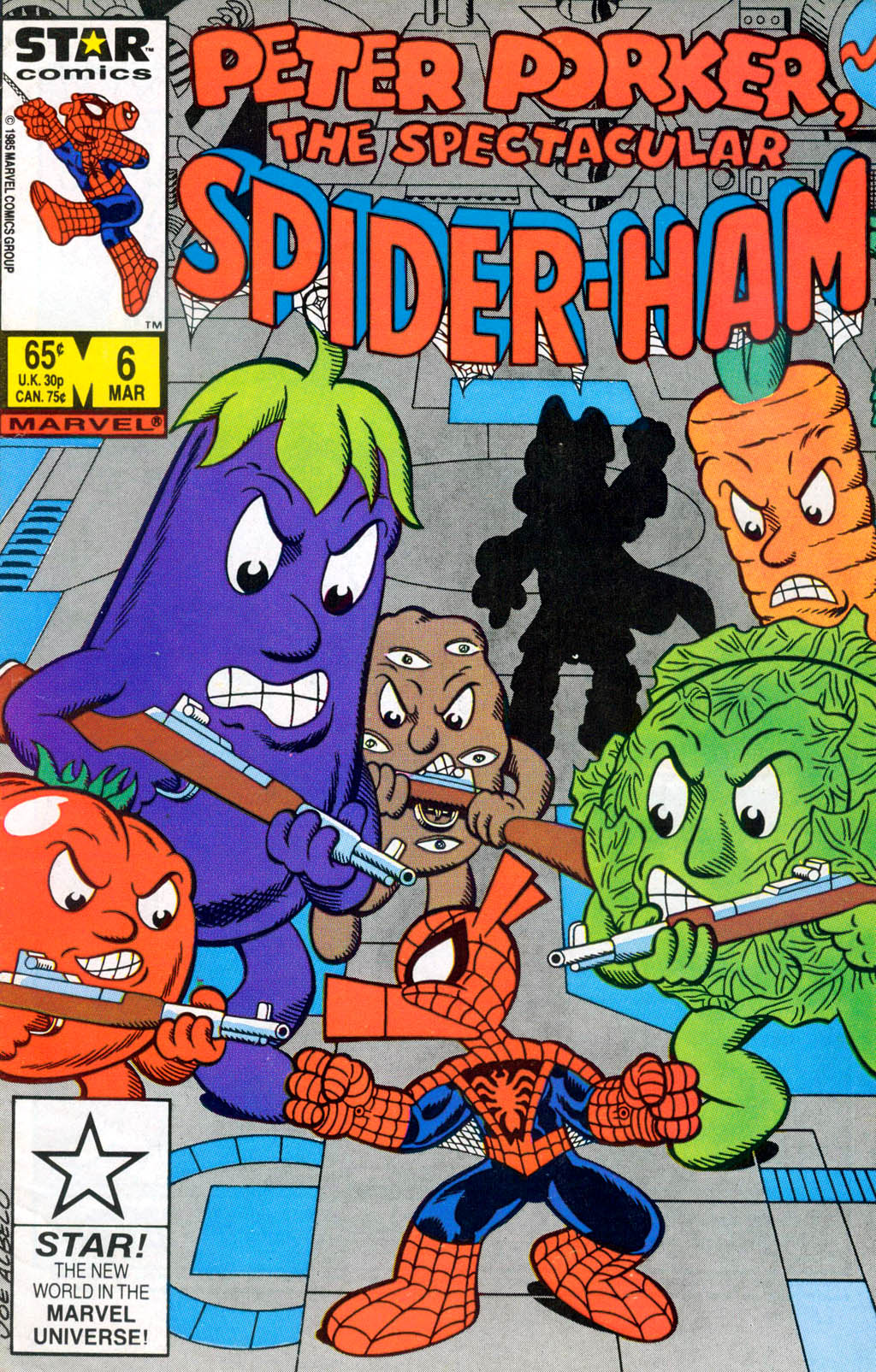Read online Peter Porker, The Spectacular Spider-Ham comic -  Issue #6 - 1