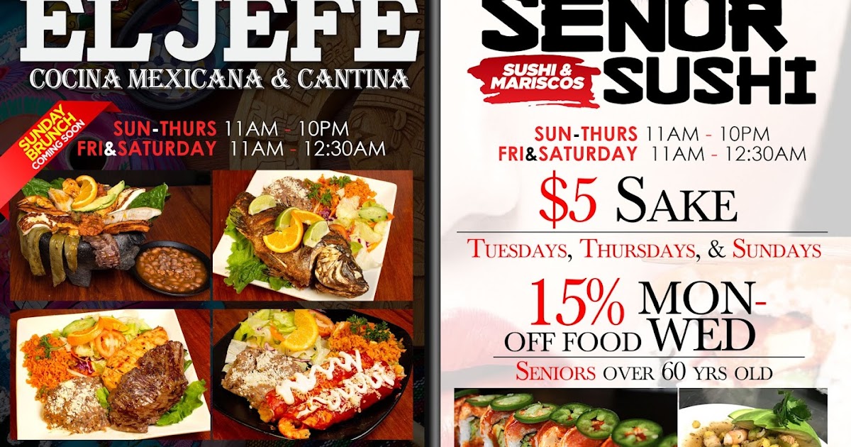 Images of Pomona Grand Opening EL JEFE and SENOR SUSHI April 25, 2019