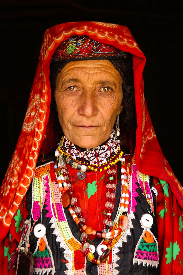 Wakhi Kadın Portre Fotoğrafı