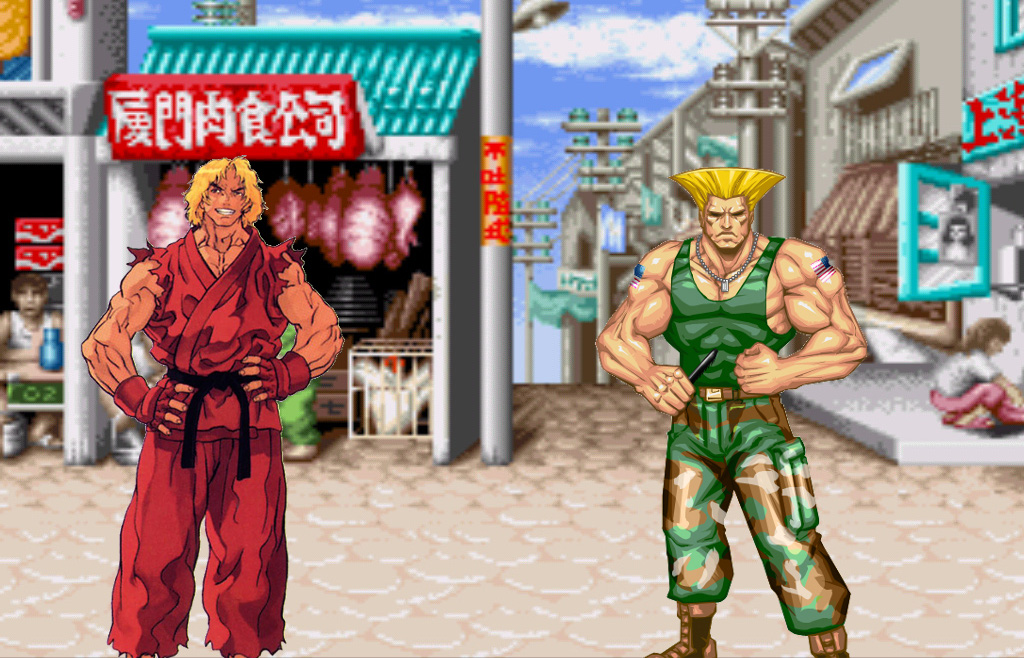 Blast Battle: Ken vs. Guile (Street Fighter) - Xbox Blast