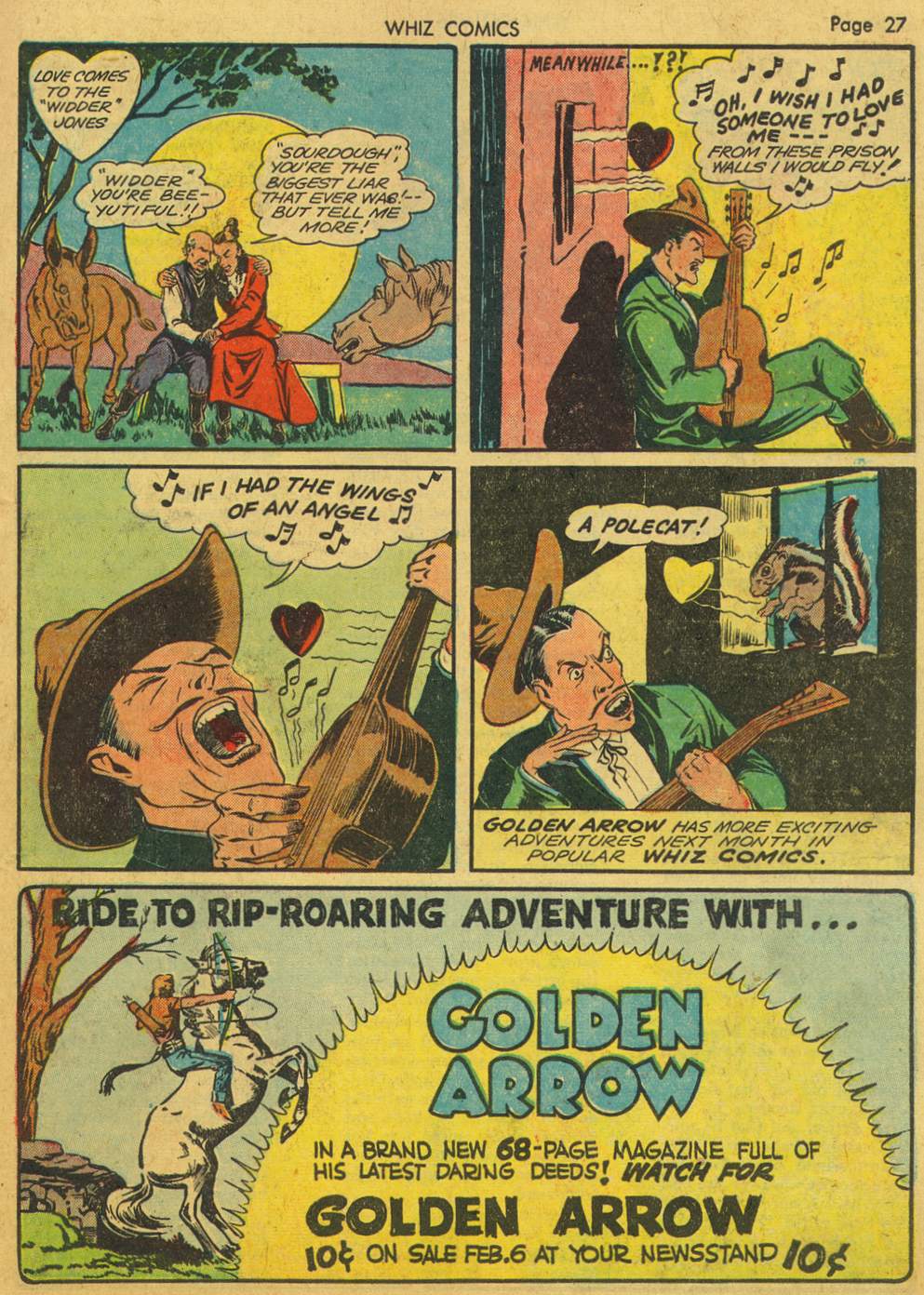 Read online WHIZ Comics comic - Issue #27 - 27