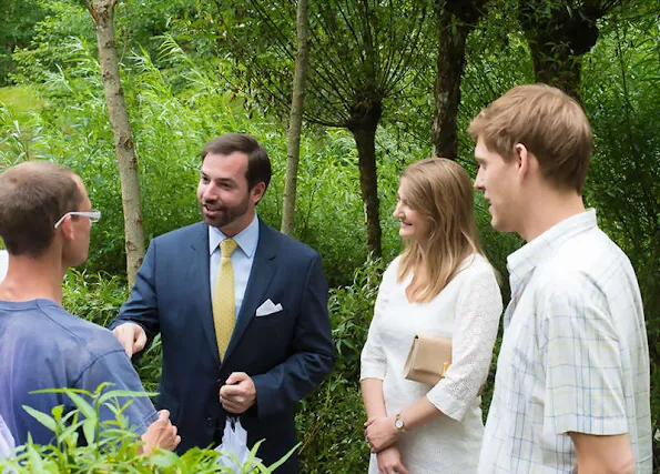 Hereditary Grand Duke Guillaume and Hereditary Grand Duchess Stephanie visited the Cooperative Association and socio-cultural Cooperations in Wiltz