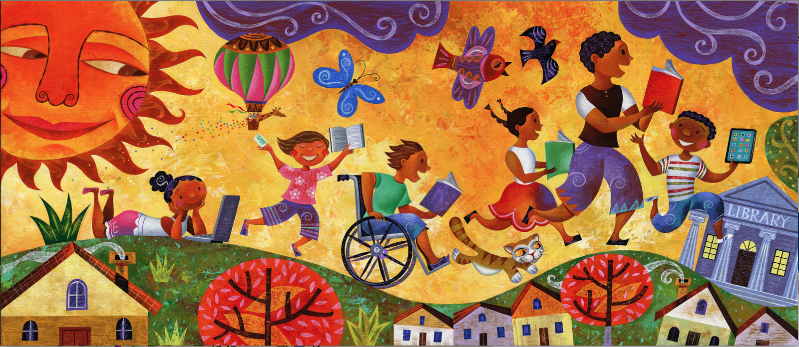 Rafael López Books New Children's Mural