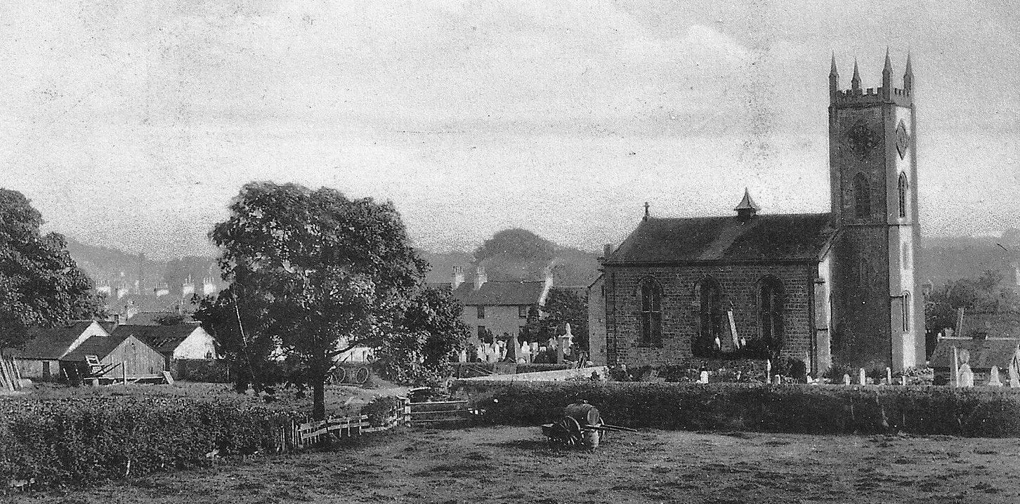 Tour Scotland Old Photograph Parish Church Old Kilpatrick Scotland
